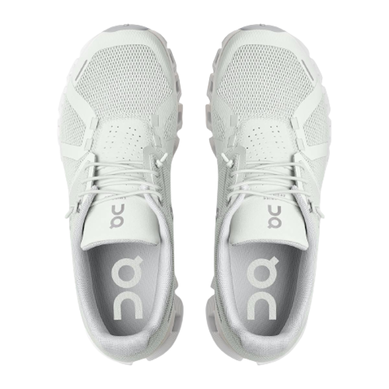On Cloud 5 Women's Undyed-White Shoes in White-5